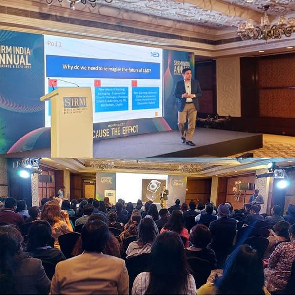 XED Team was at the SHRM IAC22 Conference and Expo 2022, Delhi, where we represented XED as the Diamond Partner