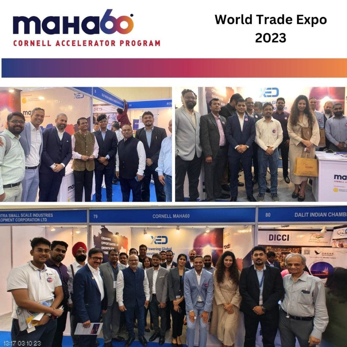 XED Team was at the World Trade Expo 2023 in Mumbai